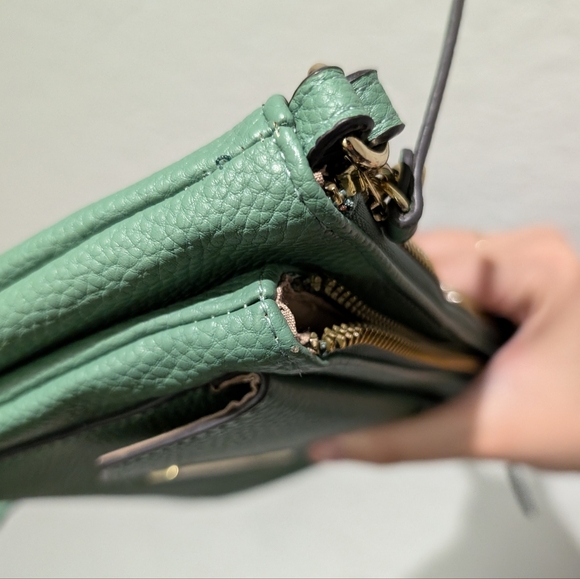 Nanette Lepore Versatile Lightweight Sage Green Color Crossbody Bag - Picture 7 of 12